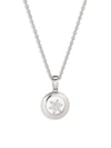 Chopard Women's Happy Diamonds 18k White Gold & Diamond Snowflake Pendant Necklace