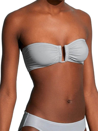 Eres Show Duni Strapless Bikini Top Sable Grey