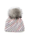 JOCELYN WOMEN'S BE FABULOUS FAUX FUR POM BEANIE,400014739474