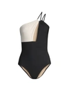 Evarae Rizo One-piece Swimsuit In Nero Creme