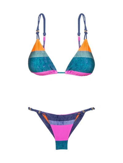 Vix Two-piece Kanti Triangle Bikini Top In Nocolor