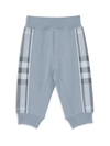 BURBERRY BABY'S & LITTLE BOY'S CHECK TRIM JOGGERS,400015453635
