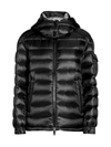 Moncler Dalles Hooded Quilted Padded Shell Down Jacket In Black