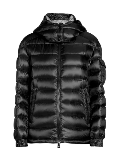 Moncler Dalles Hooded Quilted Padded Shell Down Jacket In Black