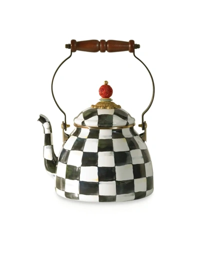 Mackenzie-childs Courtly Check Two-quart Tea Kettle