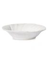 Vietri Incanto Stone White Ruffle Pasta Bowl
