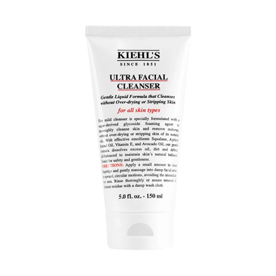 Kiehl's Since 1851 Ultra Facial Cleanser 150ml, Cleanses Skin And Removes Makeup In White