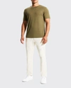 Theory Anemon Essential Solid T-shirt In Dark Olive