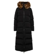 Moncler Bellevalia Quilted Shell Down Coat In Black