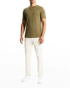 Theory Anemon Essential Solid T-shirt In Dark Olive