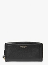 Kate Spade Knott Slim Continental Wallet In Black