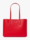 Kate Spade All Day Large Tote In Lingonberry