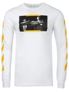 OFF-WHITE CARAVAGGIO PAINTING LONG-SLEEVE TEE WHITE