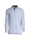 Greyson Classic-fit Apache Ii Long-sleeve Polo Shirt In Wolf