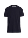 Brunello Cucinelli Men's Cotton T-shirt In Navy