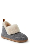 Dearfoams Moritz Faux Fur Boot In Grey