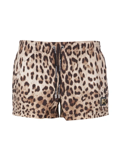 Dolce & Gabbana Swimsuit With Animal Print