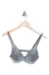 Wacoal Embrace Lace Plunge T-shirt Bra In Quiet Shade/ Eth