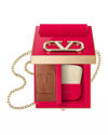 Valentino Vltn Go-clutch Bag With Refillable Finishing Powder