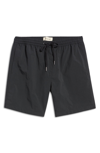 Madewell Everywear Shorts In Almost Black