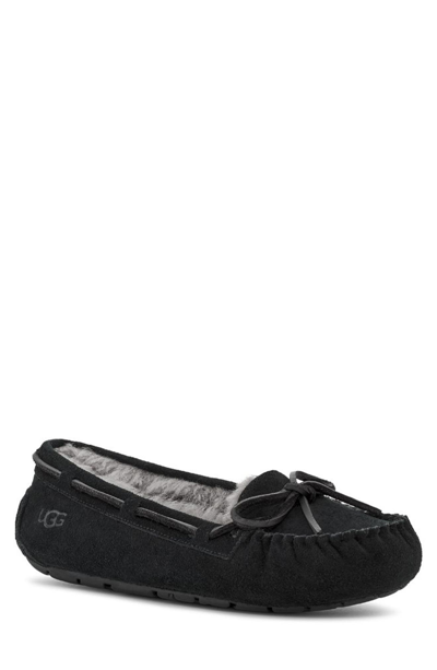 Ugg Bella Ii Plush Lined Moc Slipper In Black