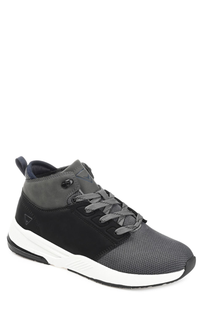 Vance Co. Men's Hopper Knit Sneaker Boots In Grey