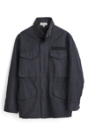 Alex Mill Cotton Blend Jacket In Washed Black