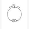 Tory Burch Embrace Ambition Pavé Bracelet In Tory Silver/silver/crystal