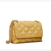 Tory Burch Fleming Soft Convertible Shoulder Bag In Beeswax