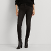 Lauren Ralph Lauren High-rise Skinny Ankle Jean In Empire Black Wash