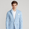 Ralph Lauren Polo Unconstructed Chino Suit Jacket In Chambray Blue