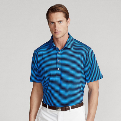 Ralph Lauren Classic Fit Performance Polo Shirt In Colby Blue/french Navy