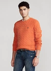RALPH LAUREN CABLE-KNIT WOOL-CASHMERE SWEATER,0044351641
