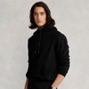 Ralph Lauren Double-knit Hoodie In Polo Black