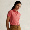 Ralph Lauren Classic Fit Mesh Polo Shirt In Amalfi Red