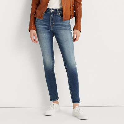 Lauren Ralph Lauren High-rise Skinny Ankle Jean In Legacy Wash