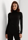 Ralph Lauren Ribbed Turtleneck Sweater In Dusk Orange