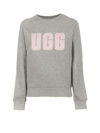 Ugg Collection Madeline Fuzzy Logo Sweatshirt In Grey Heather Sonora