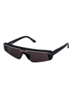 Balenciaga Unisex Sunglasses Bb0003s 001 Acetate In Black Black Grey