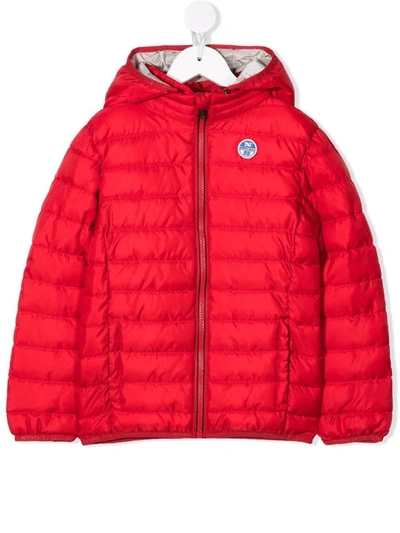North Sails Kids' Skye Padded Jacket In Red