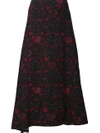 Y'S ABSTRACT PRINT FULL SKIRT,YRS0201411680460