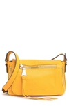 Aimee Kestenberg Sorrento Leather Crossbody Bag In Golden Root