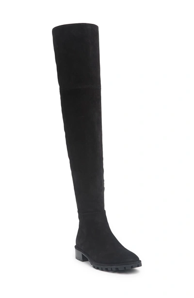 Stuart Weitzman Amber Over-the-knee Boot In Black
