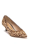 Sam Edelman Dori Pump In Sand Leopard Calf Hair