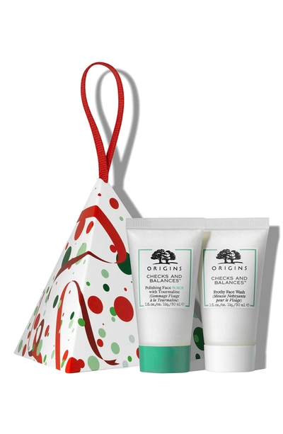 Origins Merry Minis Cleanser & Face Scrub Set Usd $15 Value