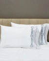 Signoria Firenze Retro Pillowcases, Set Of 2 In Wilton Blue