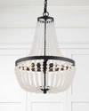 CRYSTORAMA RYLEE 3-LIGHT MATTE BLACK CHANDELIER,PROD245980012