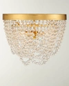 CRYSTORAMA FIONA 3-LIGHT ANTIQUE GOLD CEILING MOUNT,PROD245980403