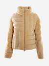 BOTTEGA VENETA PADDED SHEARLING JACKET WITH WOVEN PATTERN,680094 V05X09311