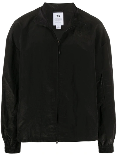 Y-3 Zipped Hooded Jacket In Black